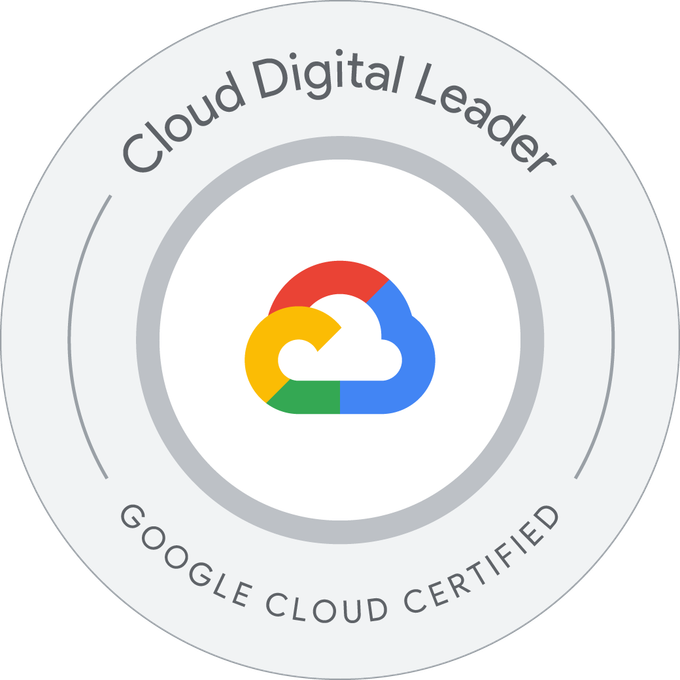 GCP: Cloud Digital Leader Certification Badge